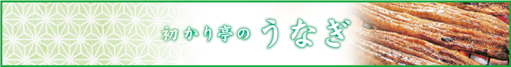 初かり亭のうなぎ